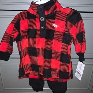 3 Month red sweater with pants